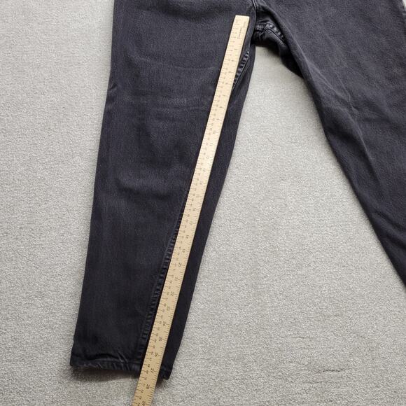 Vintage Wrangler Jeans Women's 15x27 Black Straight High Rise Washed Jeans - Picture 5 of 8